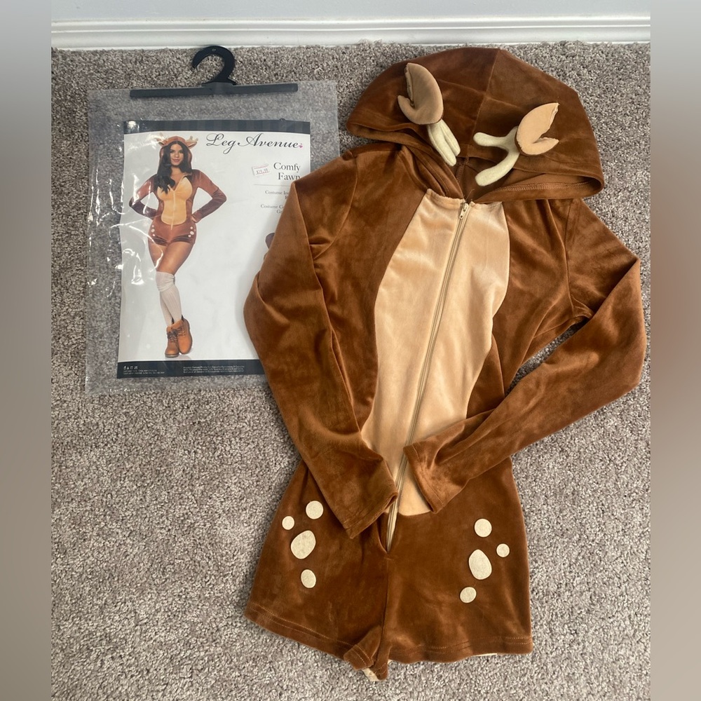 Leg Avenue Comfy Fawn romper Halloween costume